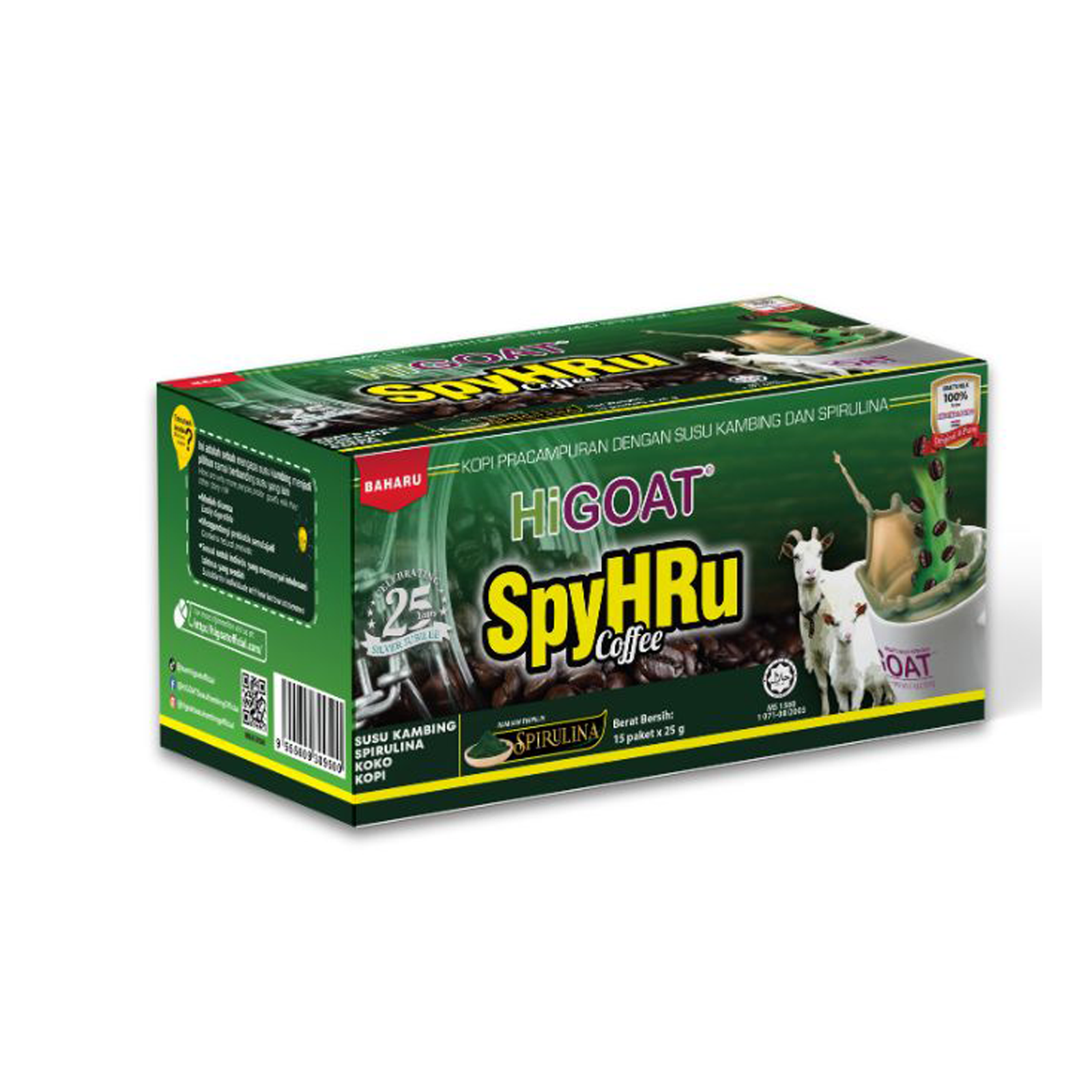 SpyHRu Coffee KOTAK (15 SACHETS X 21GM)